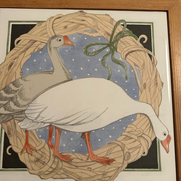 👀 HUGE SALE! VINTAGE VANDOR 1981 PELZMAN DESIGN CERAMIC TILE TRIVET - Picture 3 of 9